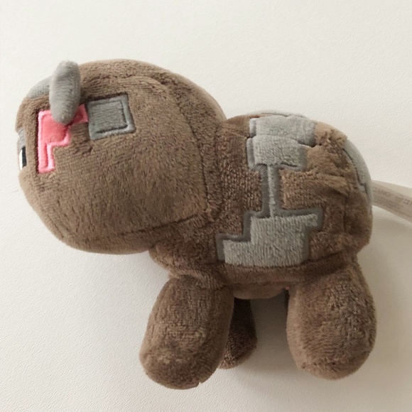 Authentic Jinx Minecraft 6” Baby Cow Plush Mojang Stuffed Animal Figure Clean! - Picture 5 of 9